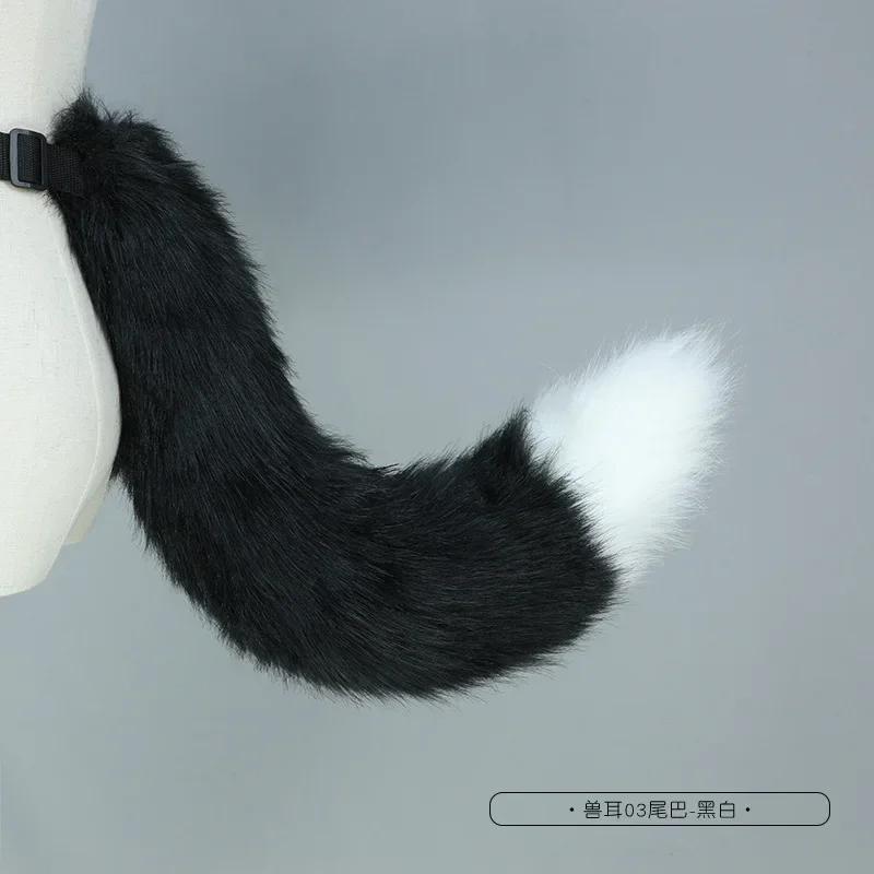 New Sexy Fox Tail Cosplay Costume Kawaii Lolita Faux Fur Fox Tail JK Girl Party Halloween Cosplay Props Gyaru Anime Animal Tails