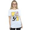 Looney Tunes Womens/Ladies Bugs Bunny Laughing Cotton Boyfriend T-Shirt