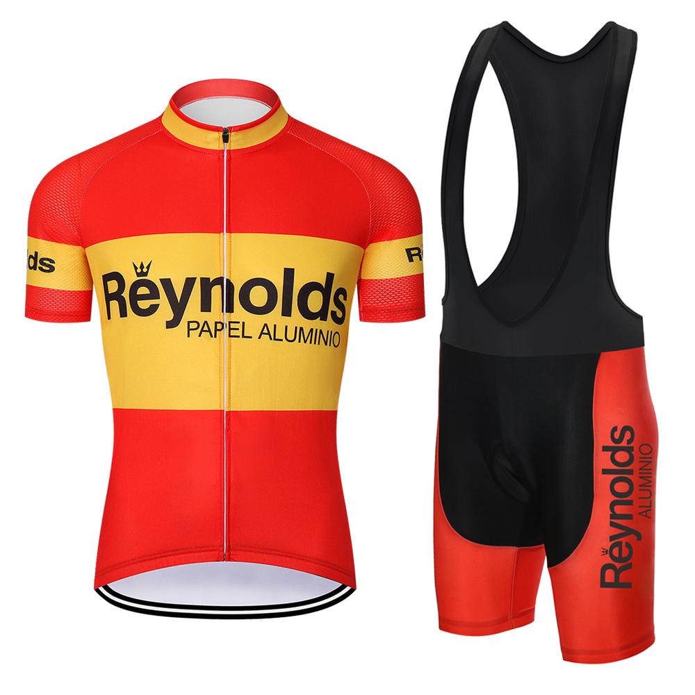 Summer Breathable 2026 Reynolds Men Cycling Jersey Maillot Set Short Polo Shirt Clothing Mtb Bib Participating Teams Enduro Cycl Clothes