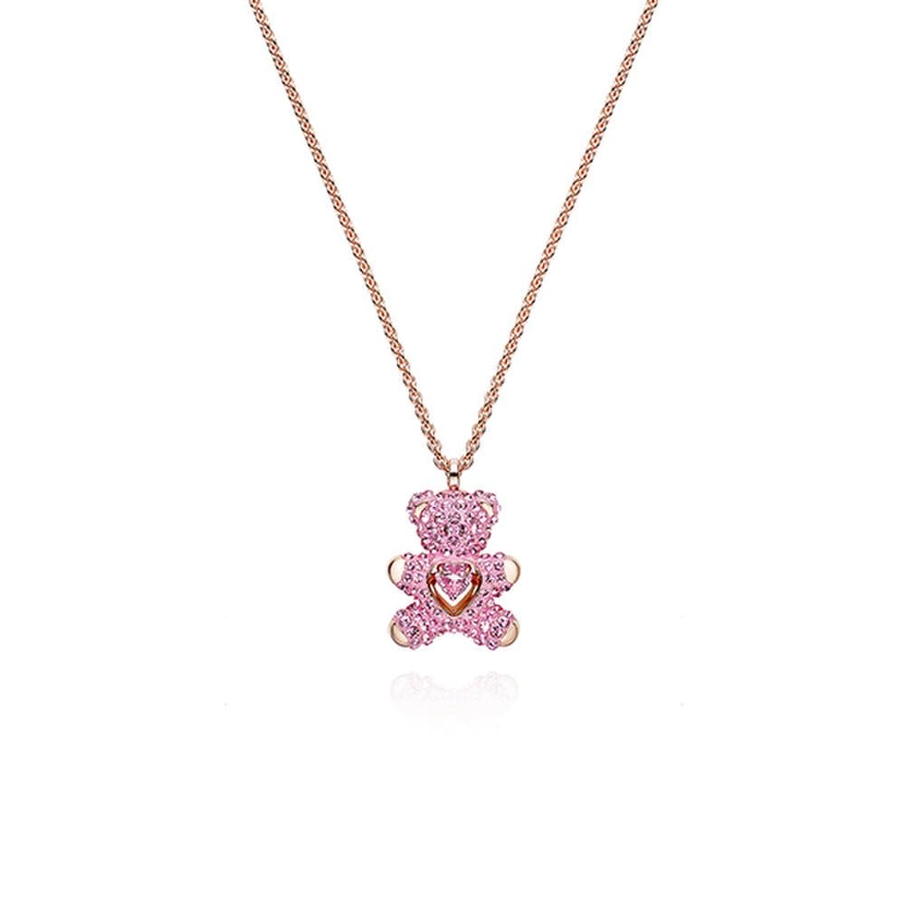 Swarovski 5642976 Teddy Bear Necklace
