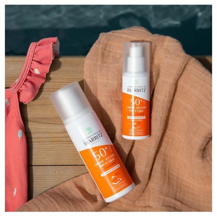 Crème Solaire - Laboratoires De Biarritz - SPF50+ - Enfant - Bio - 100ml
