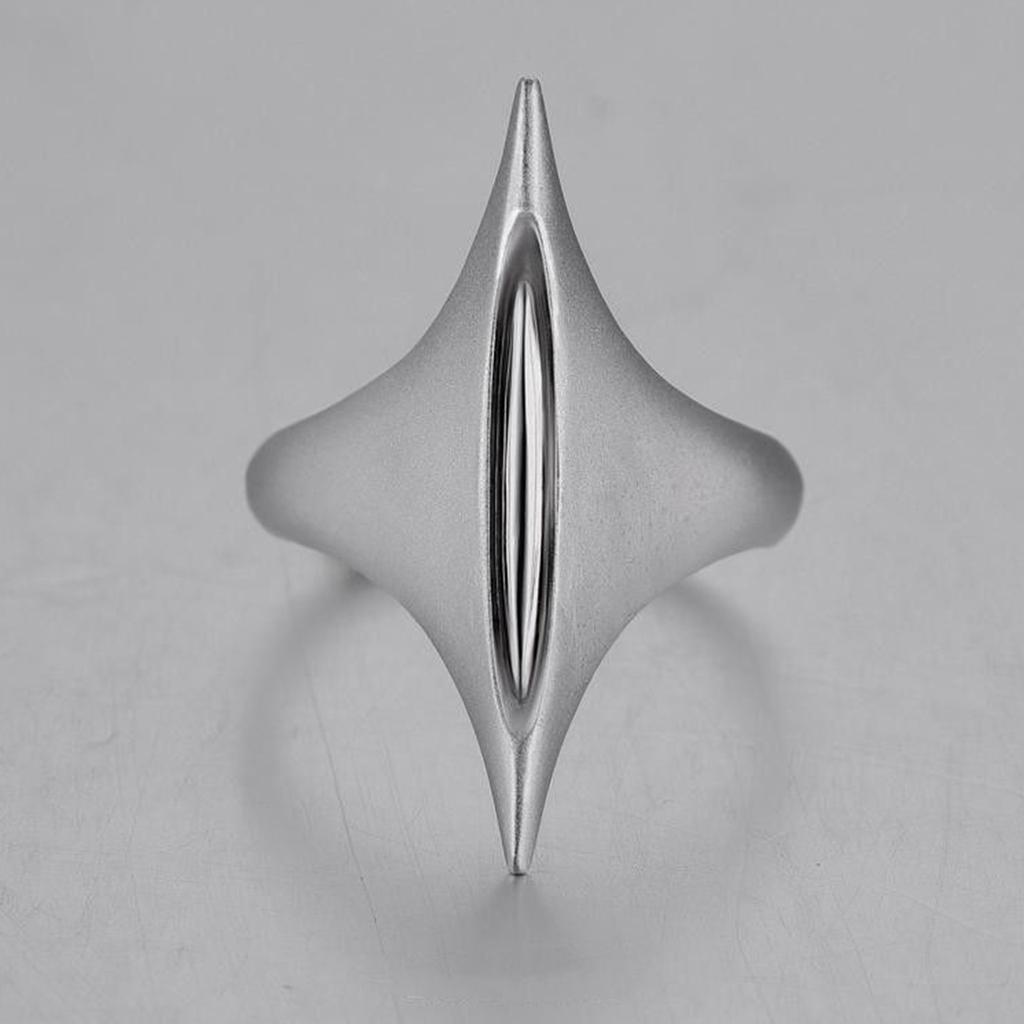 Unique Sword Rings Simple Rings Elegant Finger Rings Alloy Texture for Fashion Enthusiasts and Punk Style Followers
