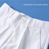 White Boys' Summer Dress Trousers for Elementary Students