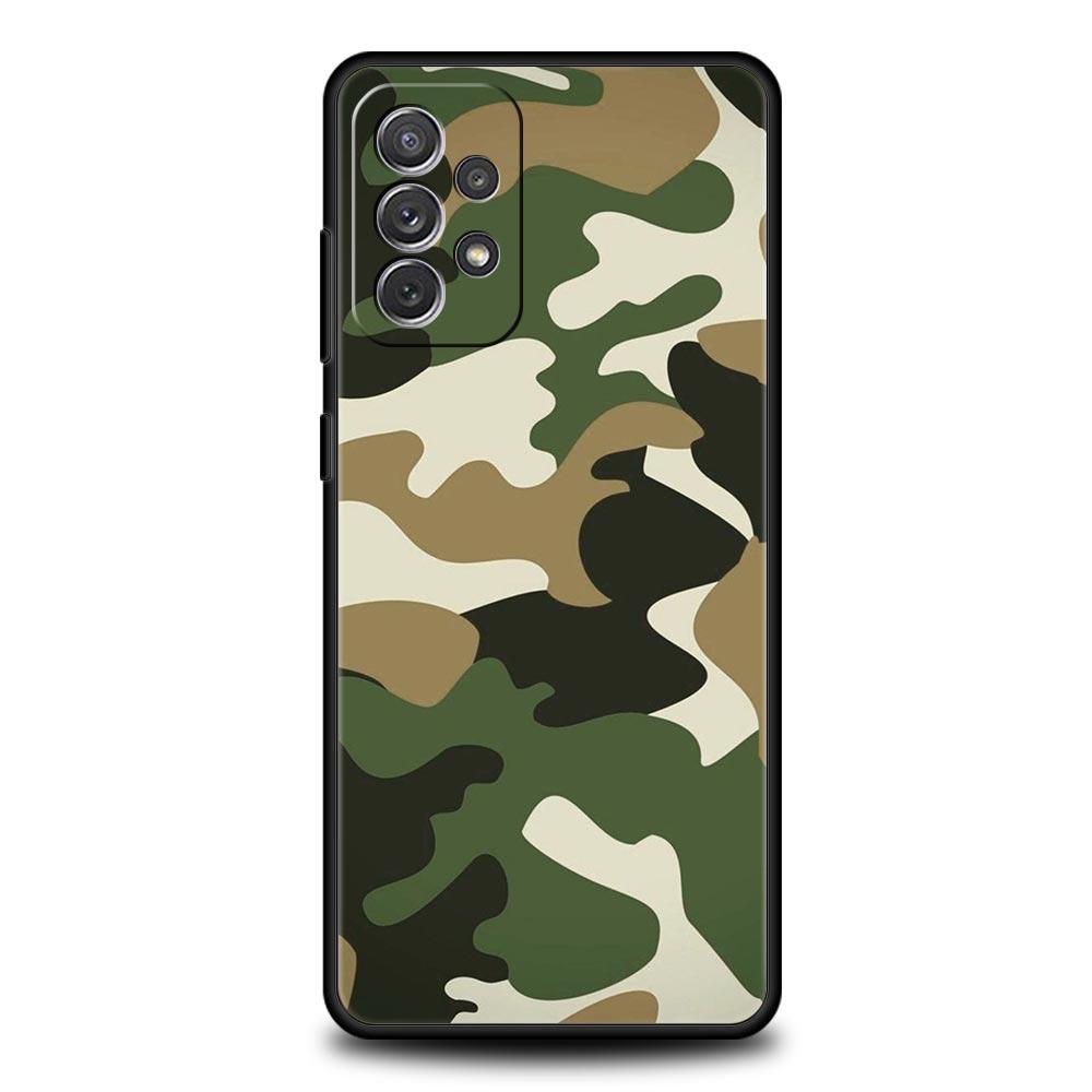 Camouflage Camo Military Army Case for Samsung A51 A71 A21S A12 A11 A15 A25 A31 A41 A23 A33 A53 A73 A05S A13 5G A35 A55 Cover
