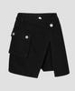 Beodeonteu Garment-Dyed Multi-Pocket Layered Shorts [Black]