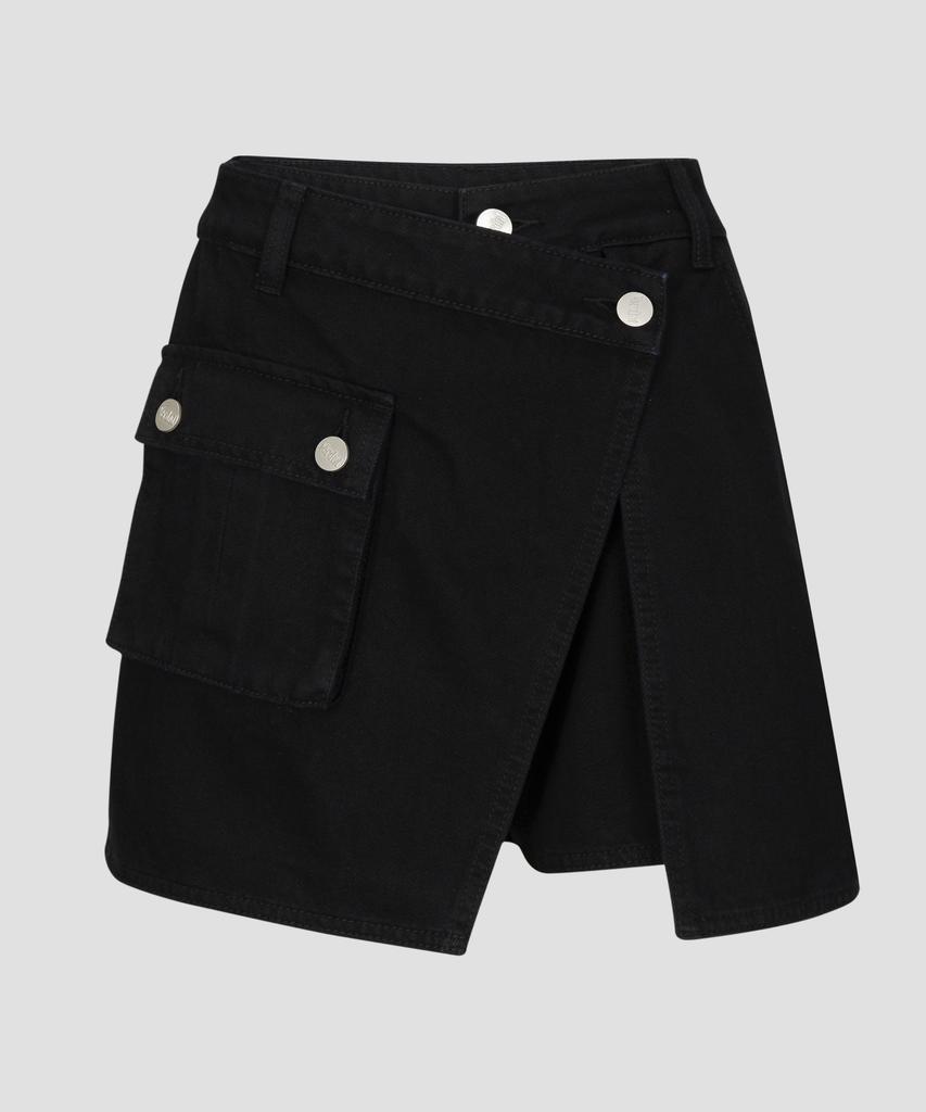 Beodeonteu Garment-Dyed Multi-Pocket Layered Shorts [Black]