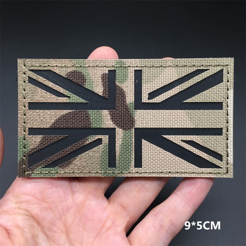 3D Multicam Nationalflaggen Aufnäher Ir Reflektierende Aufnäher Auf Kleidung Taktische Abzeichen Klettverschluss Lasergeschnittene Zubehörteile Diy Zubehör