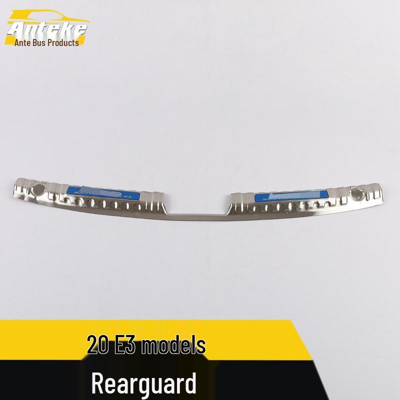 Ankai Stainless Steel E3 Rear Guard Plate and Trunk Protection Sequin Sticker