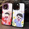 Funda de Teléfono O-Osomatsu S-San Para iPhone 17, 16,15,14,13,12,11 Plus,Pro Max, Colorida Plateada Funda Cover