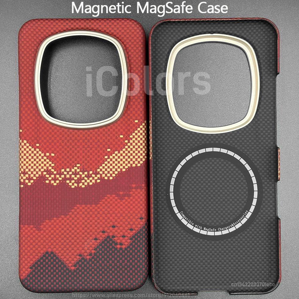 for Honor Magic 8 RSR Porsche Design Magnetic Case Aramid Fiber Cover Ultra-Thin Lightweight Armor Protective Cover With Magsafe