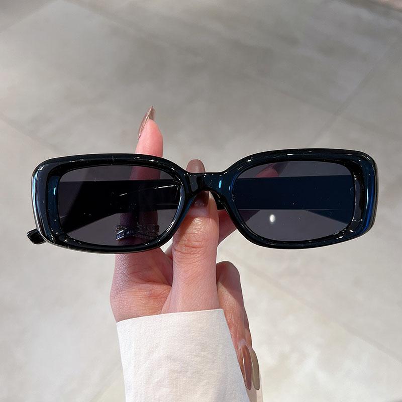 Vintage Rectangle Men Women Sunglasses Fashion Ins Popular Candy Color Shades Eyewear Trendy UV400 Protection Sun Glasss