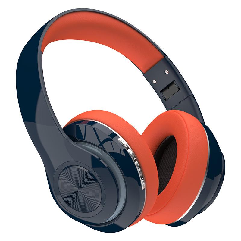 Head-mounted Wireless Bluetooth Headset, All-inclusive, Ear-type Subwoofer, Pluggable Card, Foldable