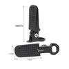 2Pcs Electric Bike Rear Pedal Foot Plates Pedals for Motorcycle Electric Bicycle BMX Bike Folding Footrests Non Slip Foot Pegs
