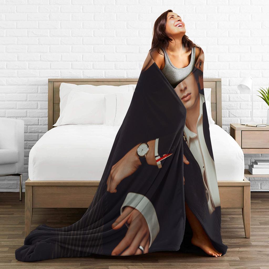 Heated Rivalry Blanket Connor Storrie Shane Hollander Warm Funny Plush Throw Blanket For Home Decor Flannel Bedspread Bed Cover