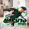 Naruto Anime Print Blanket Warm Comfortable Flannel Blanket Suitable for Bedrooms, Sofas, Beds, Chairs, Picnics, Travel