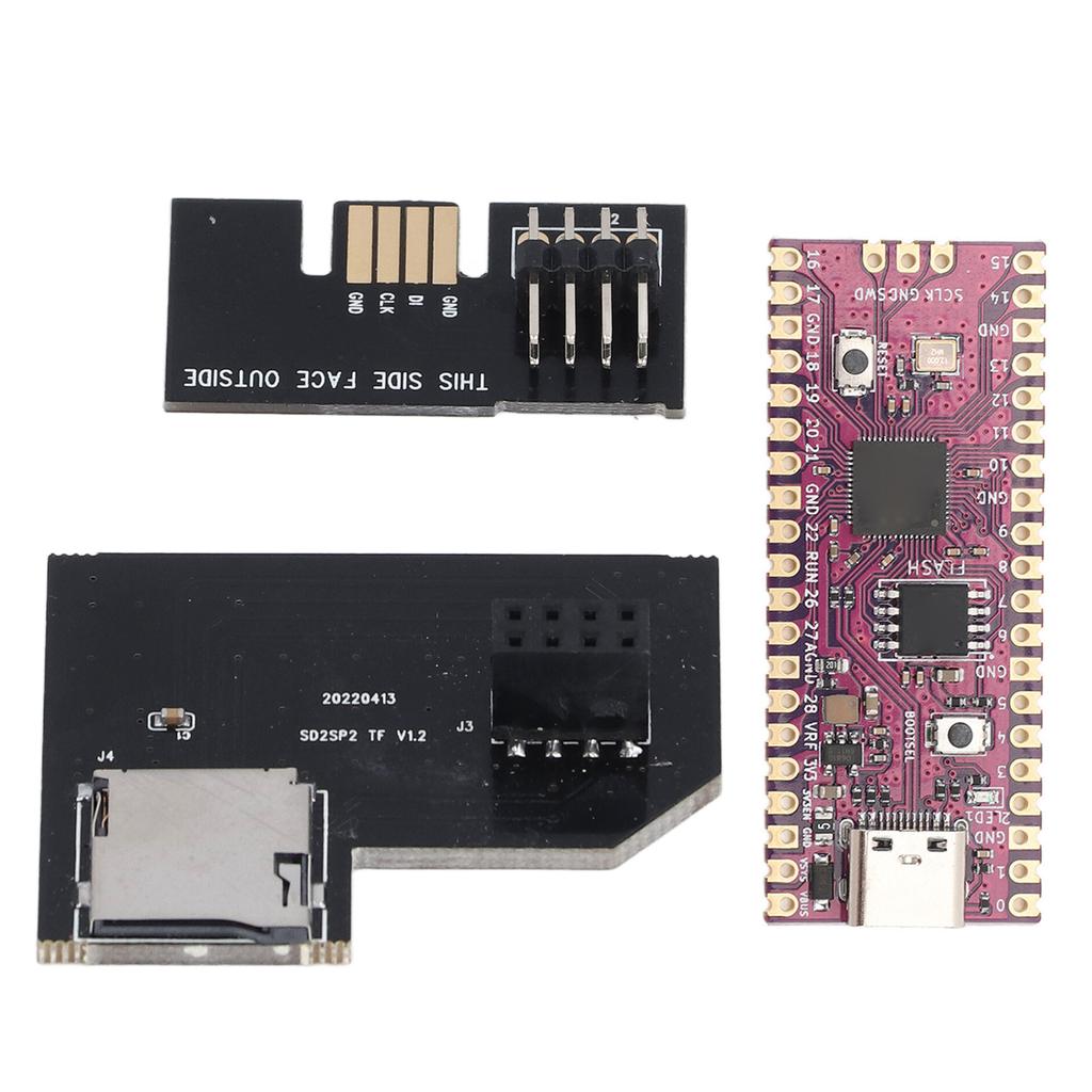 for Picoboot Development Board FPC Flex Ribbon Cable with Micro Storage Card Reader Adapter for GC DOL 001 Retro Console