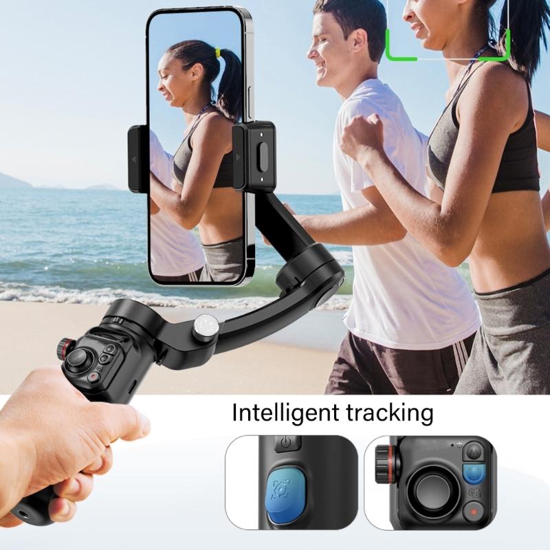 AI Power Orthogonal 3 Line Phone Gimbals Strong Phone Stabilizers Multifunctional Phone Gimbals for Video Recording