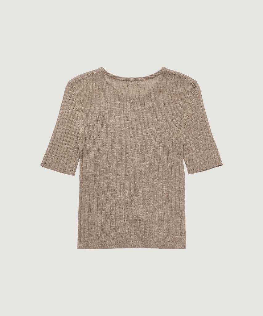 GROVE Gaby H/S Knit (Brown)