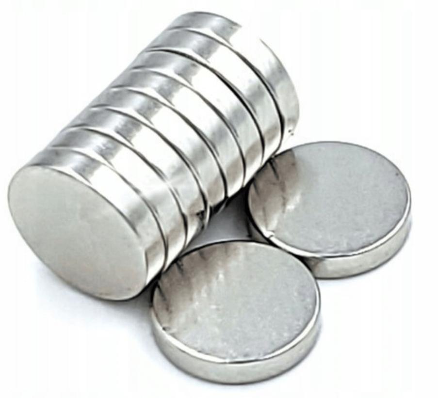10X Magnes Falon-Tech Neodymowy Walcowy 14X2 Mm Okrągły Silny Mocny Krążek
