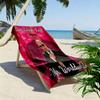 Mr. Worldwide Print Beach Towel, Large Soft Quick Dry Towel for Beach Camping Swimming