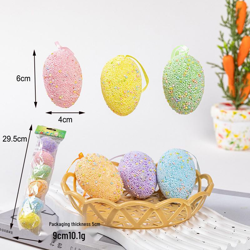 W magazynie: Kolorowe Piankowe Jajka Wielkanocne 3x4cm do Świątecznej Dekoracji