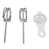 Elektrischer Handmixer Aufsätze Edelstahl Einfache Reinigung Multifunktionaler Handmixer Rührbesen