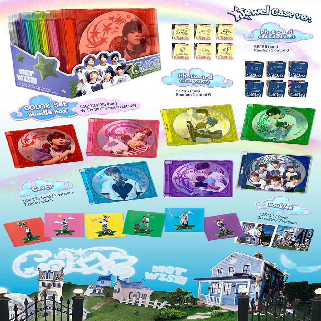 (Jewel Case Ver.) NCT WISH 3rd Mini Album - COLOR