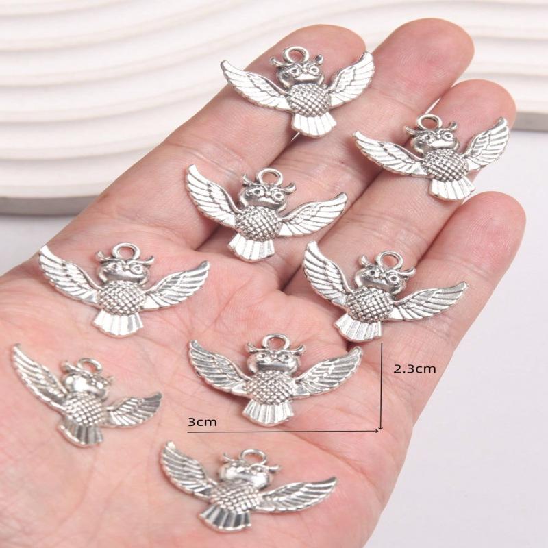 Nature-Inspired Hip Hop Animal & Insect Alloy Charm Pendant for DIY Necklaces & Bracelets