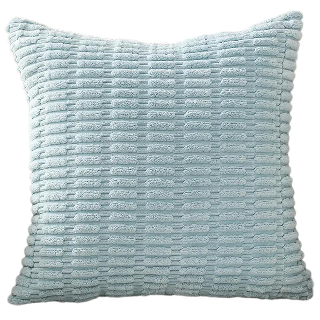 Durability Corduroy Cushion Cover with Invisible Zippered Close Enhances Any Decors Styles Standard Size 45x45cm