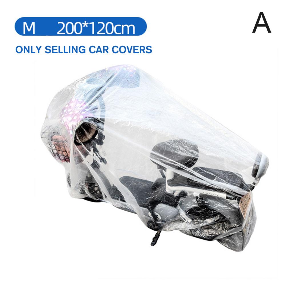 Universal Motorcycle Covers Motor Cover Bike Dust Cover PE Film Bicycle Cover Rainproof  Dustproof Battery Car Cover