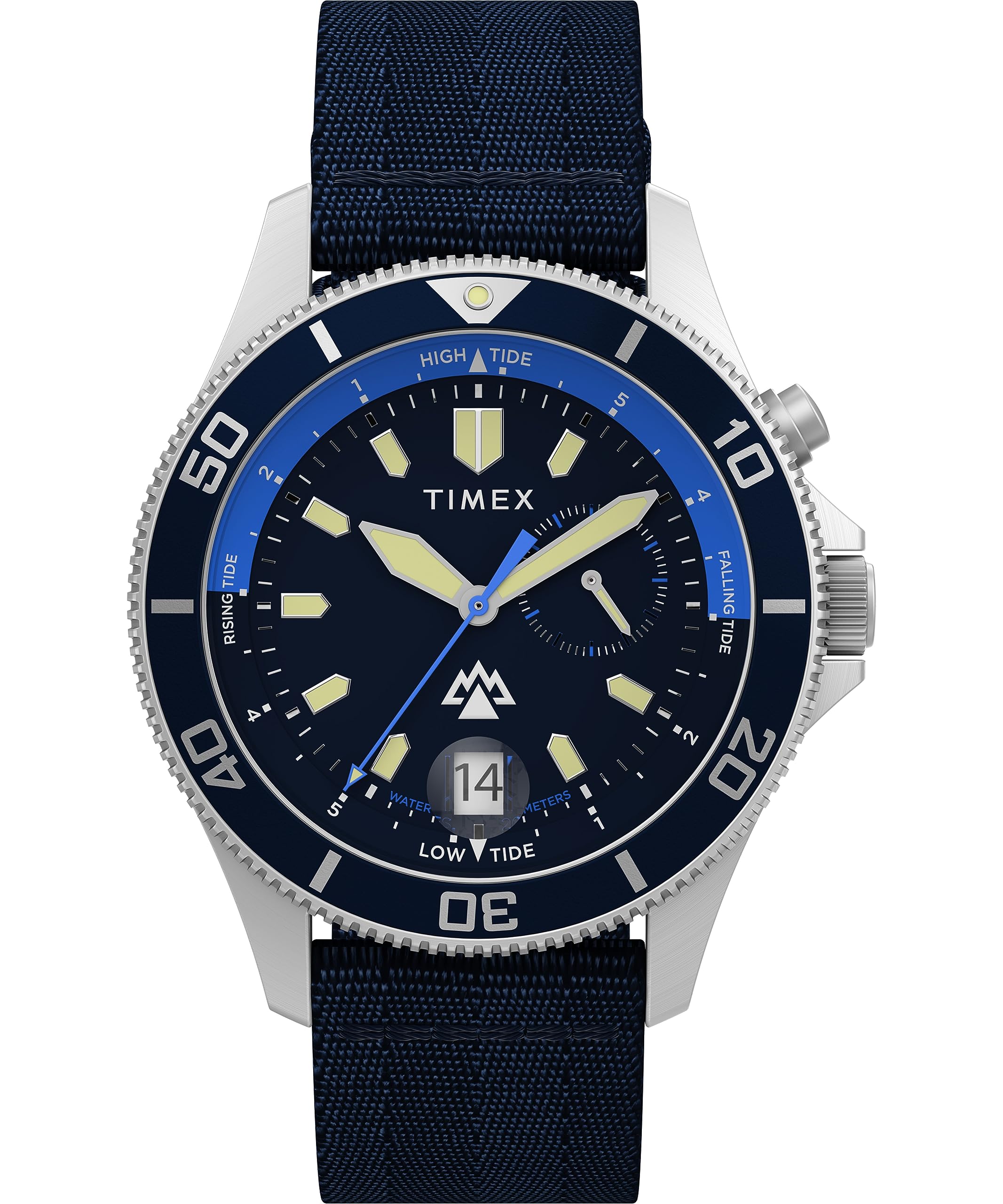 

Timex Men s Expedition North Sierra 41mm Watch, Blue/Blue/Stainless Steel. , One Size, 41mm Expedition North Slack Tide Watch.