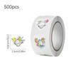 Valentine Heart Stickers 500pieces Heart Shape Labels Sticker Labels for Valentine's Day Birthday Wedding Party Celebration Home