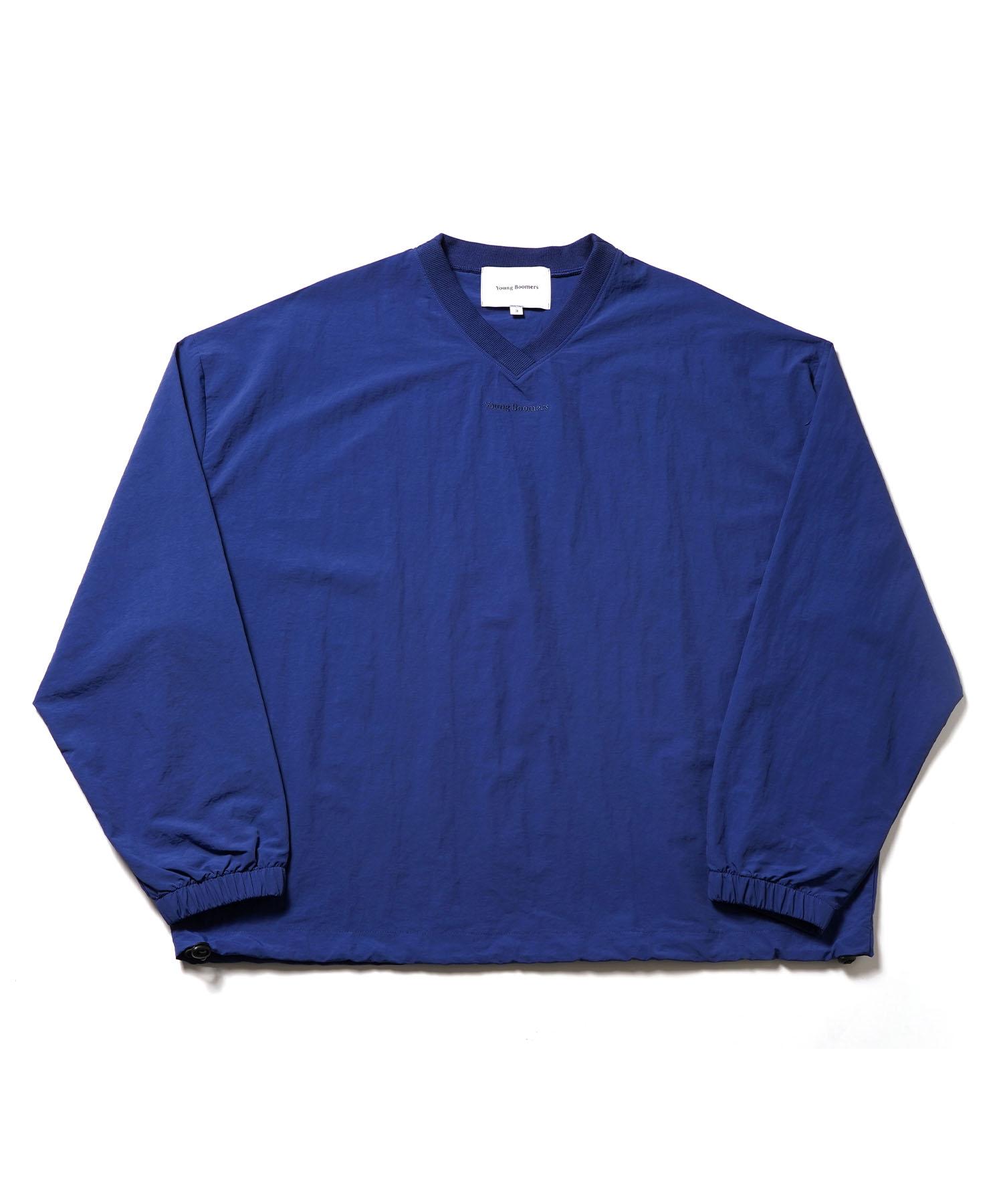 Young Boomers Small Logo Nylon Pullover_Blue Blue/1