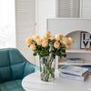 Cross-Border Transparent Acrylic Flower Bucket with Handle - Large Deep Water Rehydration Vase