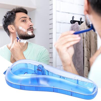 Transparent Razor Storage Box Portable Travel Men Manual Electronic Shaver Beard Trimmer Holder Container Protector Case Organizer