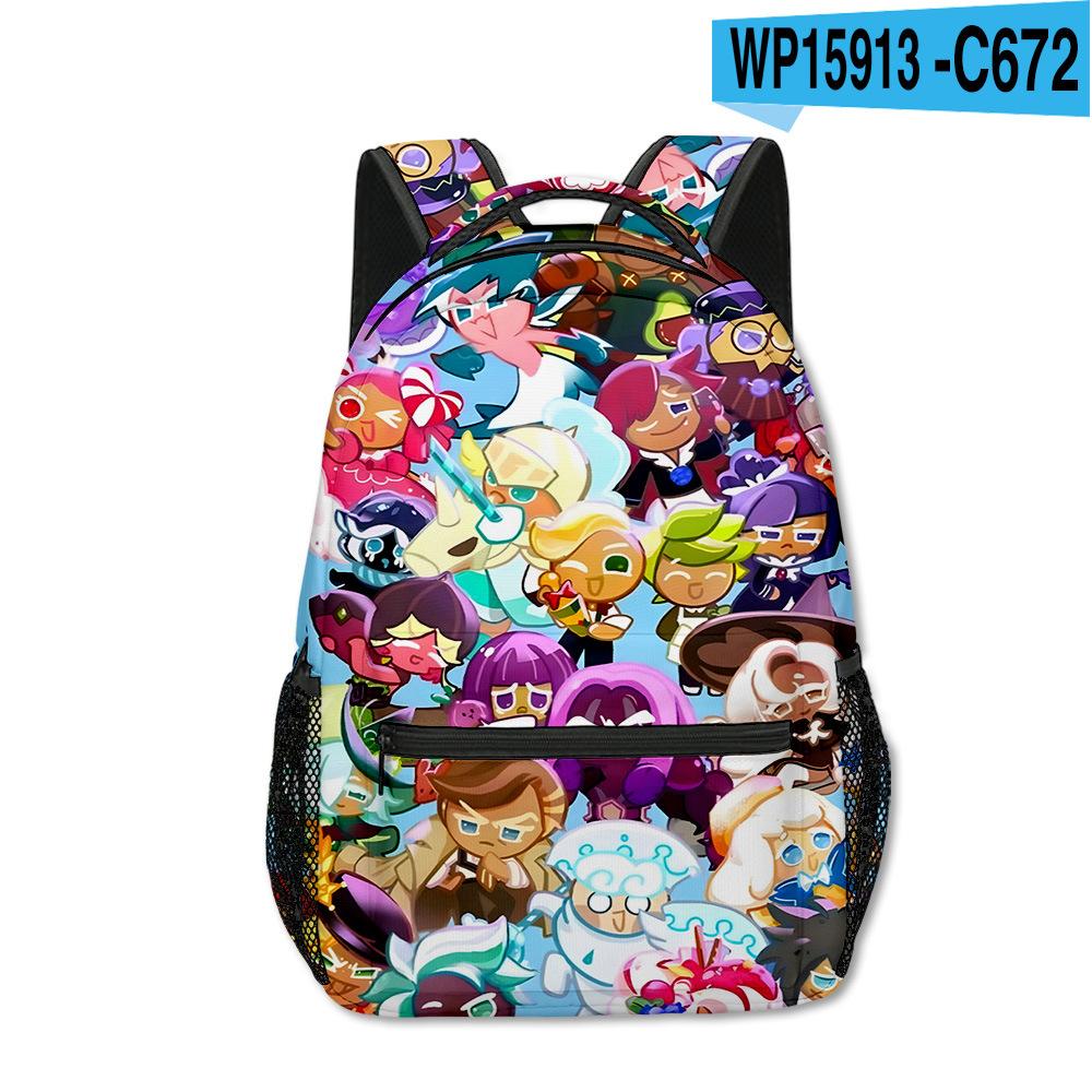 Luxury Popular Funny Shadow Milk Plush Student Bookbag Notebook Backpacks 3D Print Oxford Waterproof Boys/Girls Travel Backpacks