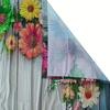 2Pcs Colorful Flowers Print Curtains,suitable for Bedroom,living Room Kitchen Decoration,home Decoration,window Decoration