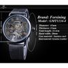 Forsining Watch Men's Fashion Casual Classic Popular Hollow out Waterproof Mechanical watch