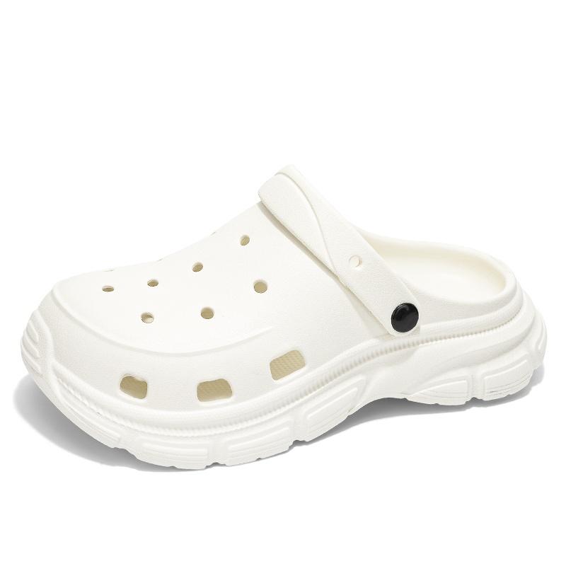 Couple EVA Clog Sandals Lightweight Hollow Beach Garden Shoes Non Slip Summer Slippers Men Women Sizes 36-45 Daily Wear Summer