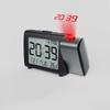 180° Rotatable Projection Digital Alarm Clock LED Display Temperature Display Bedside Clock Brightness Dimmer 3D Wall Projection