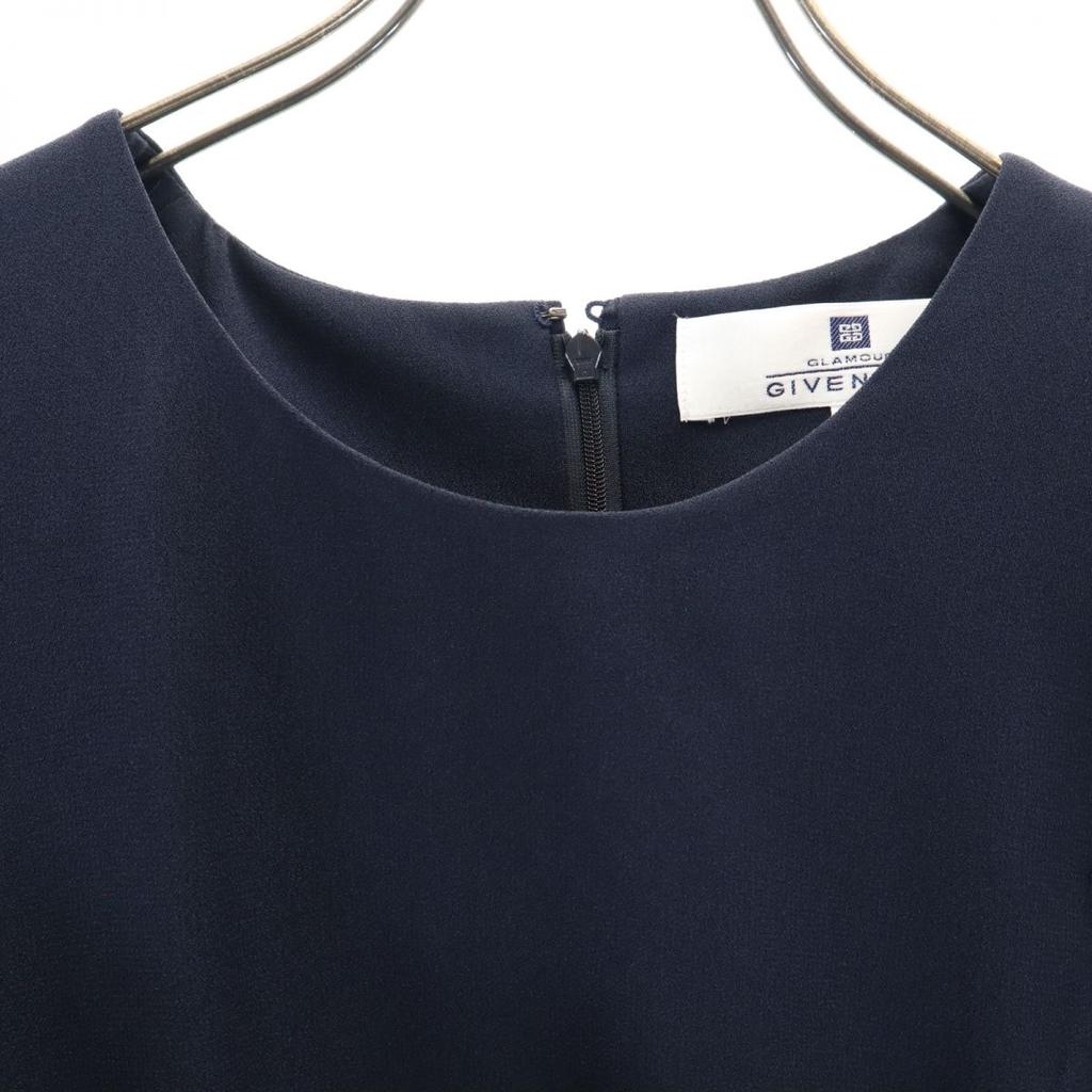 GIVENCHY made in Japan Short sleeve Knee-length dress 13 Navy Women Used
