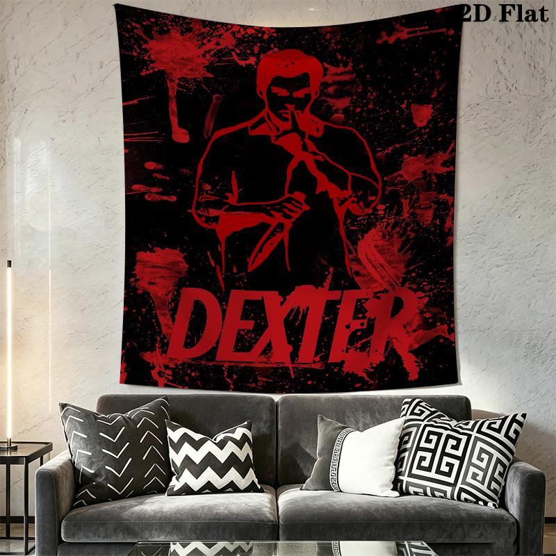 DEXTER Wall Tapestry Aesthetic Wall Hanging Printed Fabric Blanket Decorative Tapestries for Bedroom Living Room Home Decor