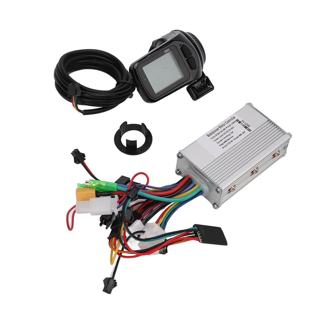 24V/36V/48V 350W Brushless Motor Controller with LCD Display for Electric Bike Scooter
