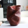 Wabi-Sabi Geometrische Große Harzvase für Esstisch Blumenarrangements