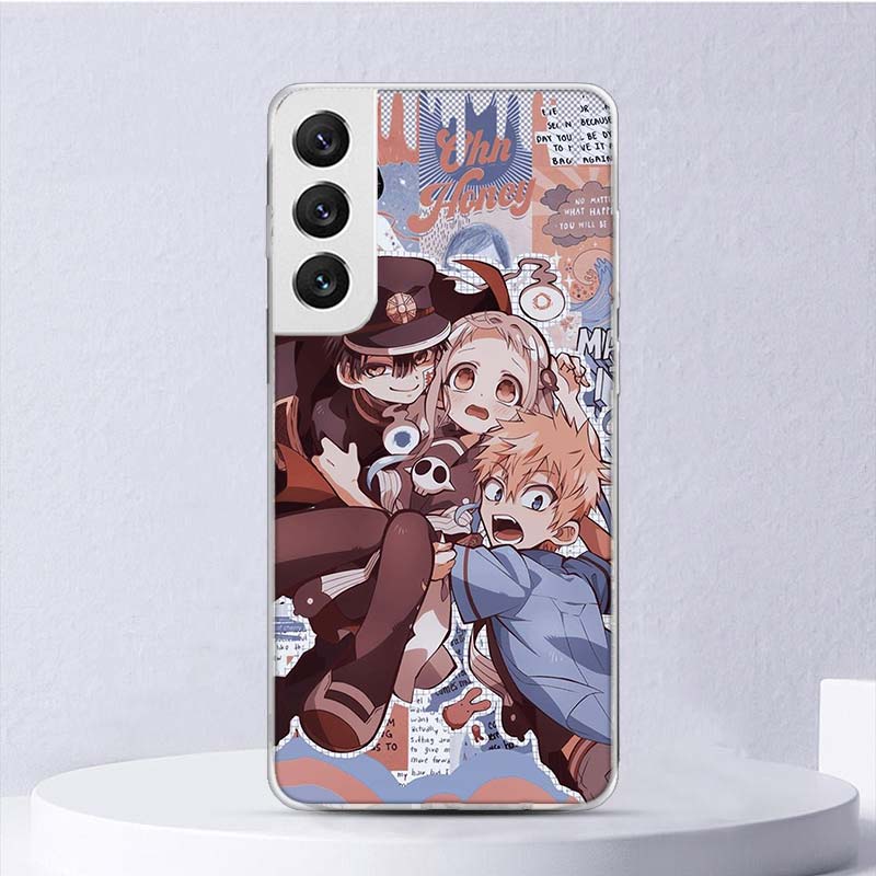 Anime Toilet Bound Hanako Kun Soft Case For Samsung Galaxy M12 M21 M30S M31 M32 M51 M52 Phone Cover Note 8 9 10 + 20 Ultra J4 J6