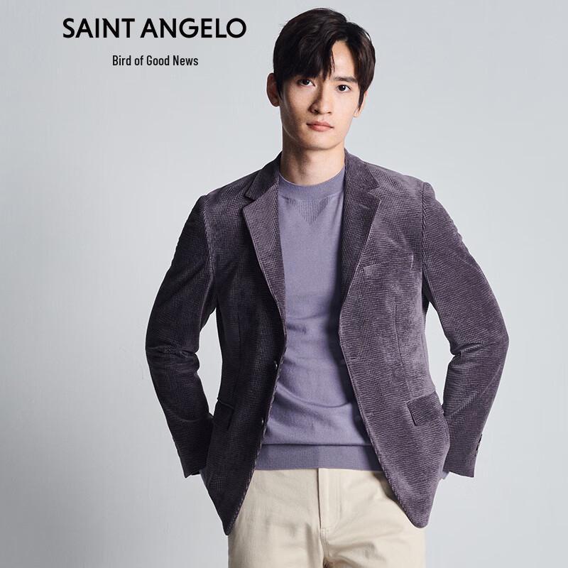 Мужской вельветовый блейзер Bao Xi Niao приталенного кроя с остроконечным лацканом, повседневный ESU233215S 46