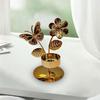 Light Luxury Nordic Candle Holder Exquisite Metal Candlestick Ginkgo Candle Holder  Home Decor