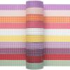 Plaid Masking Tape Set of 10 Creative Colorful Washi for DIY Crafts Rolls, Tape, Women's Style, Packaging, (Tulip)