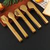 10-Styles Gold BBQ Food Tongs Stainless Steel Food Clip Cake Bread Grill Clamp Sugar Clip Ice Clip Utensils Kitchen Accessories
