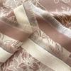 Flower And Plant Texture Double-Sided Scarf, Winter High-End Warm Shawl, Outer Cover For Women